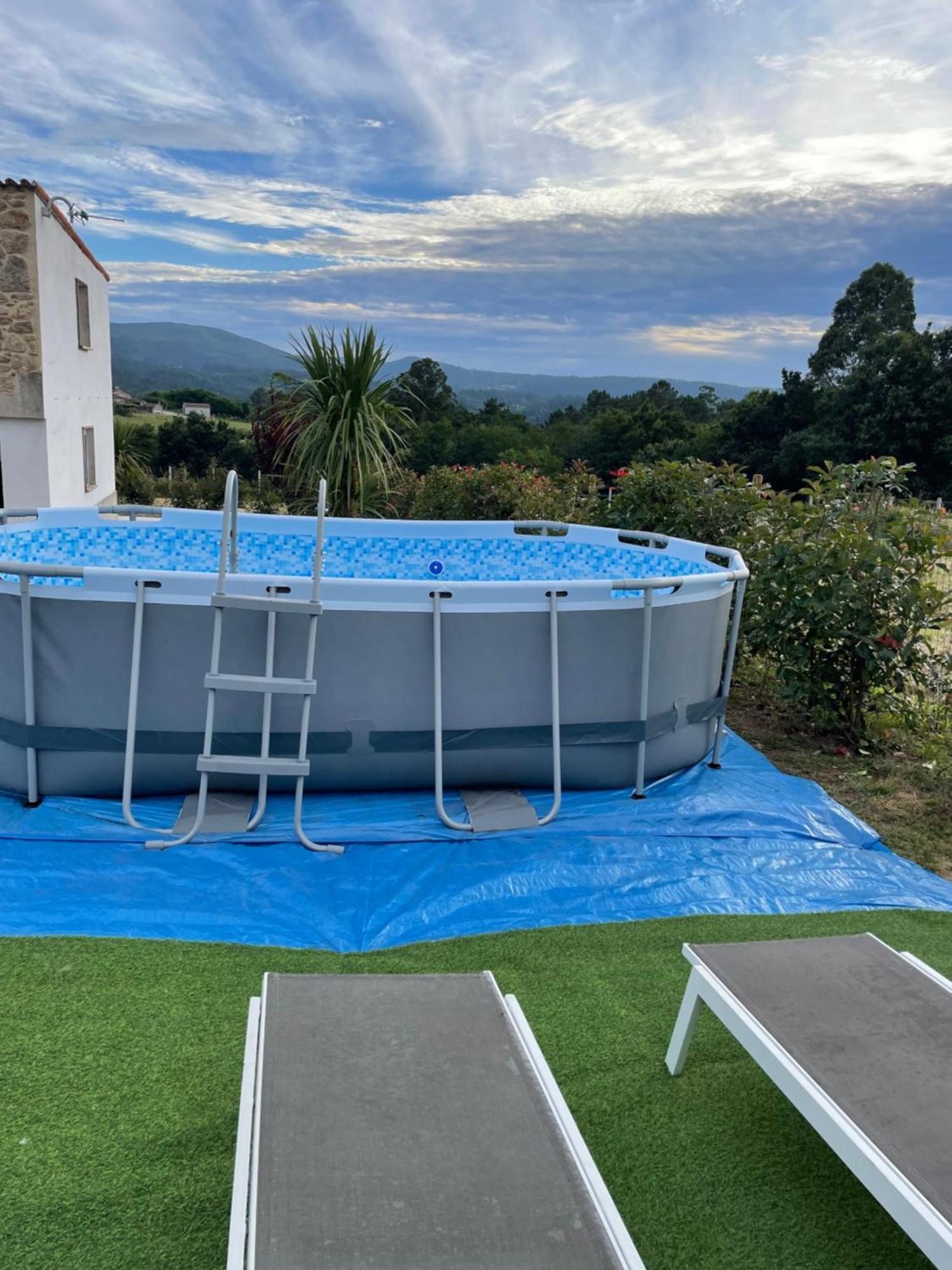 Casa Vanguardista En El Campo Cerca De Santiago Comarca de Comarca de Pontevedra Buitenkant foto