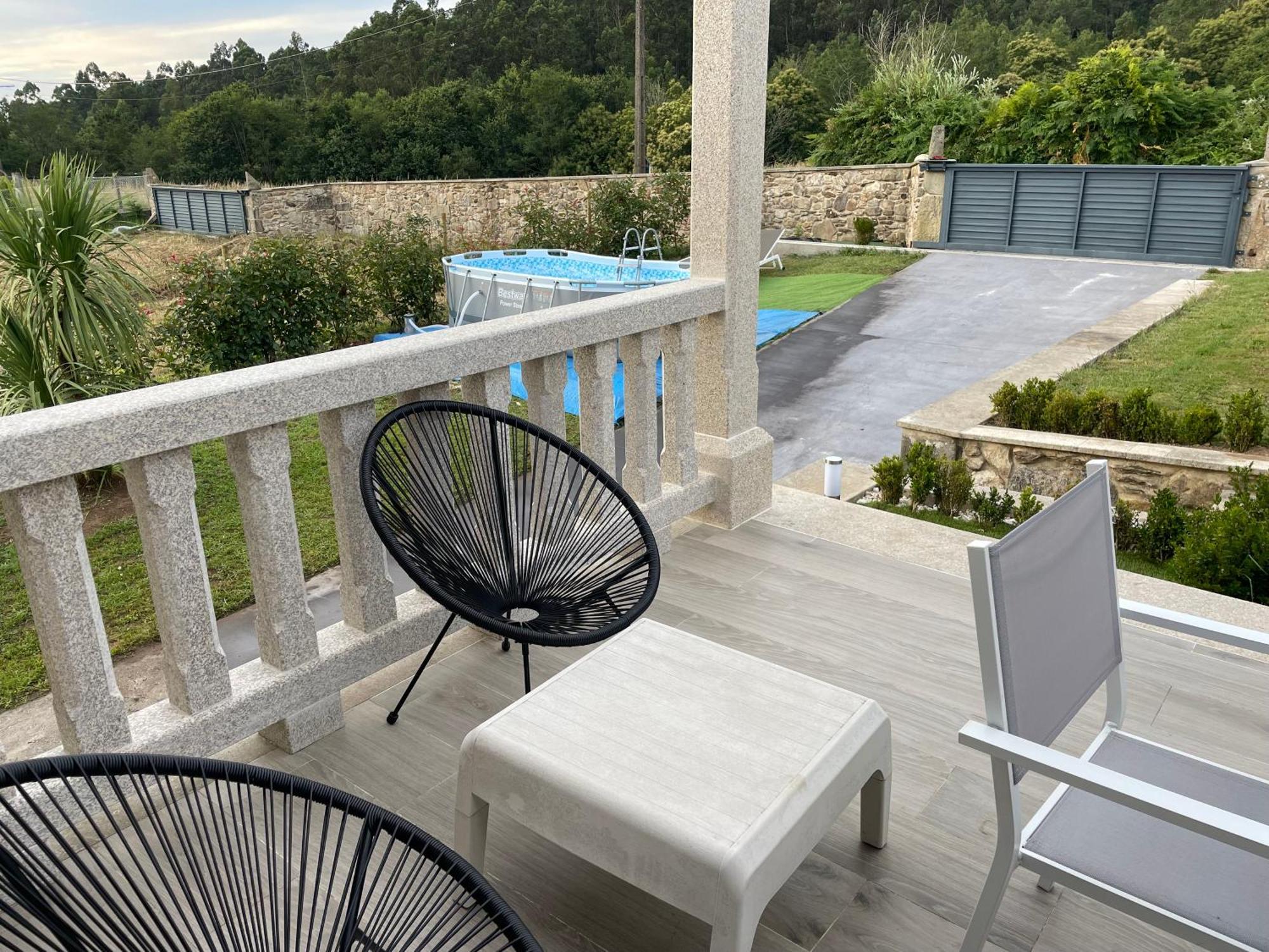 Casa Vanguardista En El Campo Cerca De Santiago Comarca de Comarca de Pontevedra Buitenkant foto
